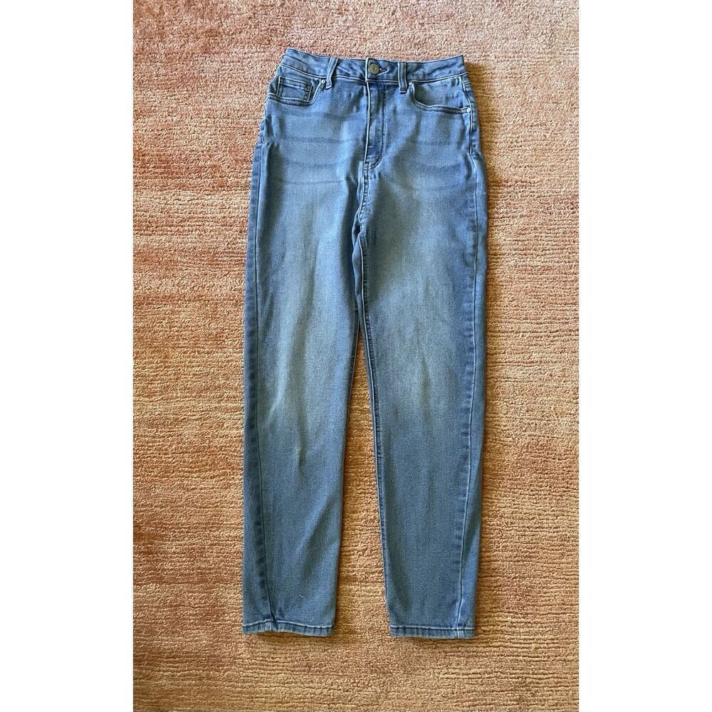 Refuge Denim Beverly Hills Women’s light wash skinny jeans High rise blue